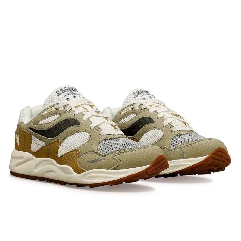 Saucony Grid Shadow 2 Mushroom Sand Sage Colombia | 6413-YLVQO