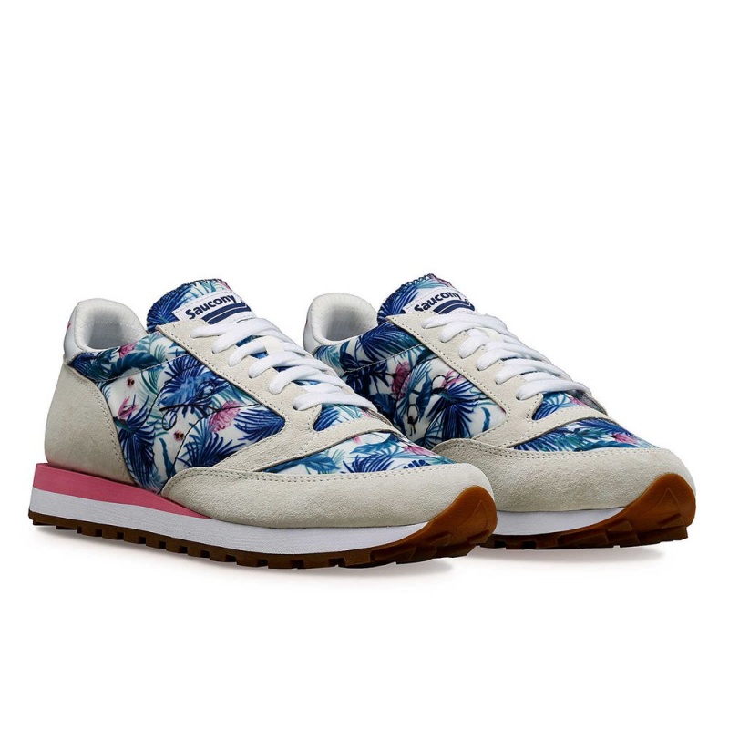 Saucony Jazz 81 Floral Blancas Colombia | 3627-MCBGU