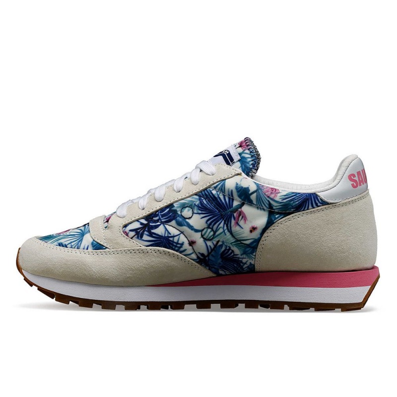 Saucony Jazz 81 Floral Blancas Colombia | 3627-MCBGU