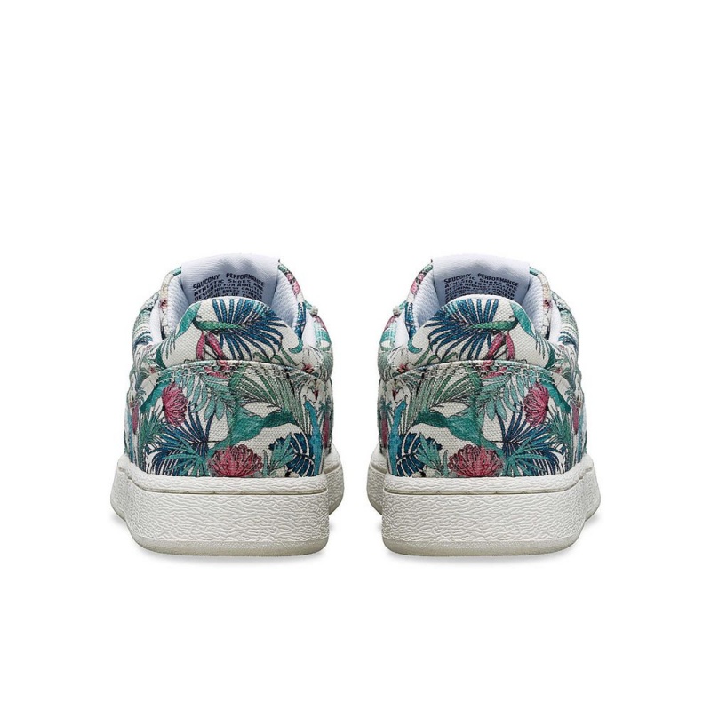 Saucony Jazz Court Floral Blancas Colombia | 1967-BALKR