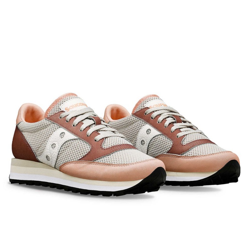 Saucony Jazz Triple Gris Claro Rosas Colombia | 7492-JIVRQ