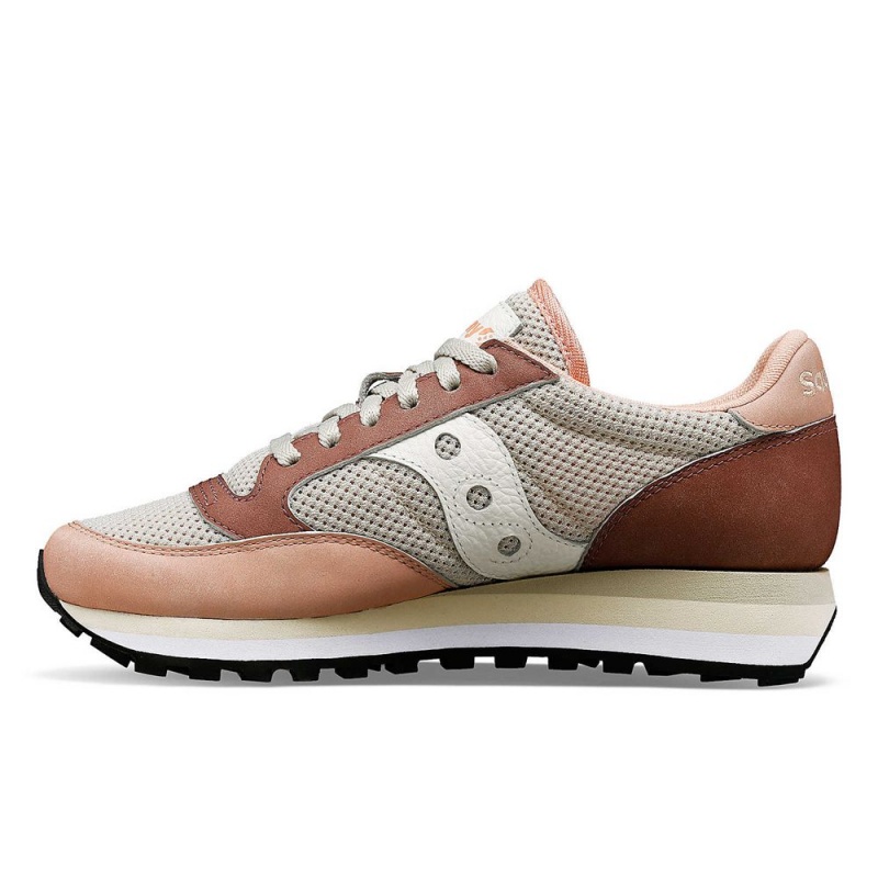 Saucony Jazz Triple Gris Claro Rosas Colombia | 7492-JIVRQ