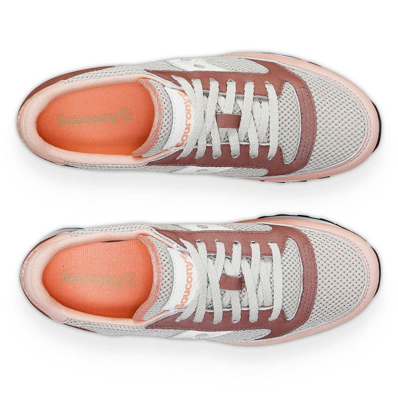 Saucony Jazz Triple Gris Claro Rosas Colombia | 7492-JIVRQ