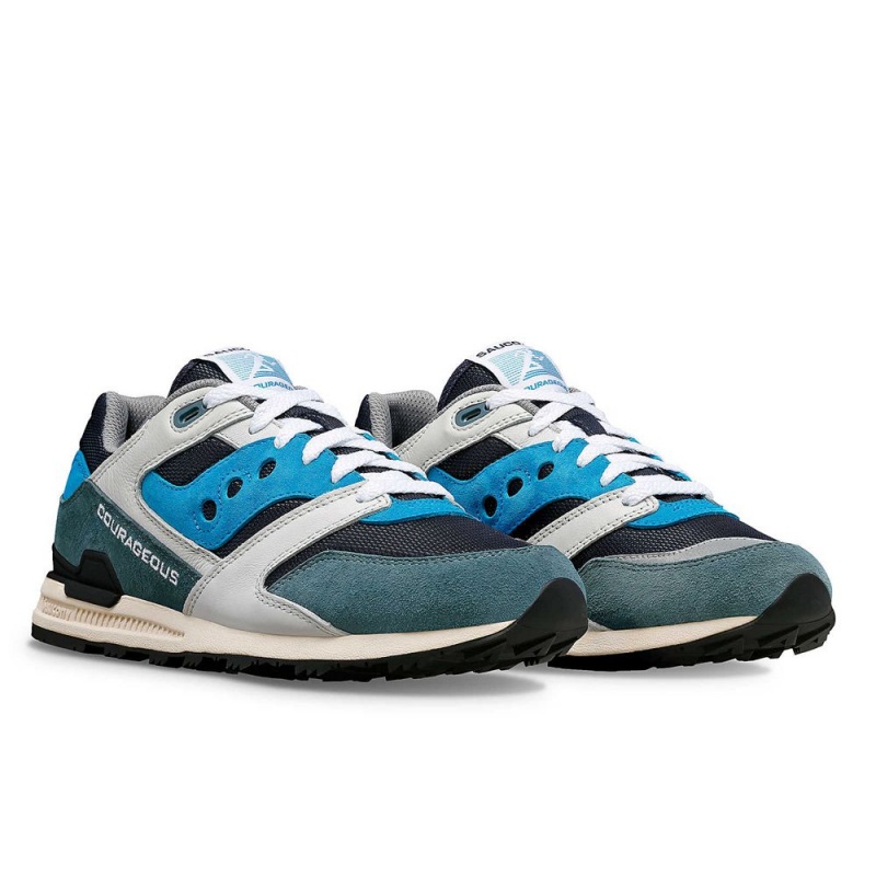 Saucony Og Courageous Gris Azul Real Colombia | 7193-FAMOH