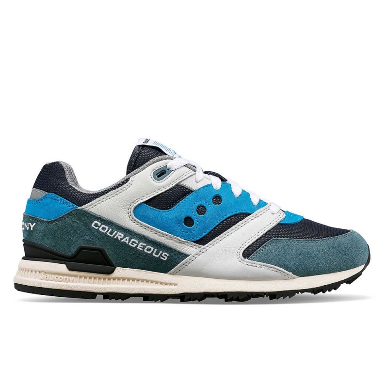 Saucony Og Courageous Gris Azul Real Colombia | 7193-FAMOH