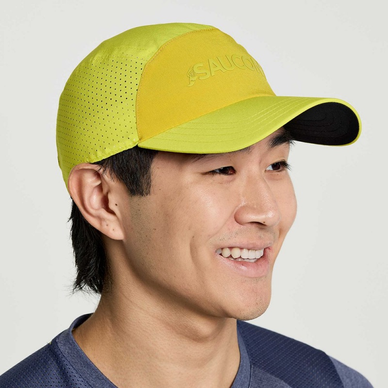 Saucony Outpace Hat Citron Colombia | 3482-WCFQE