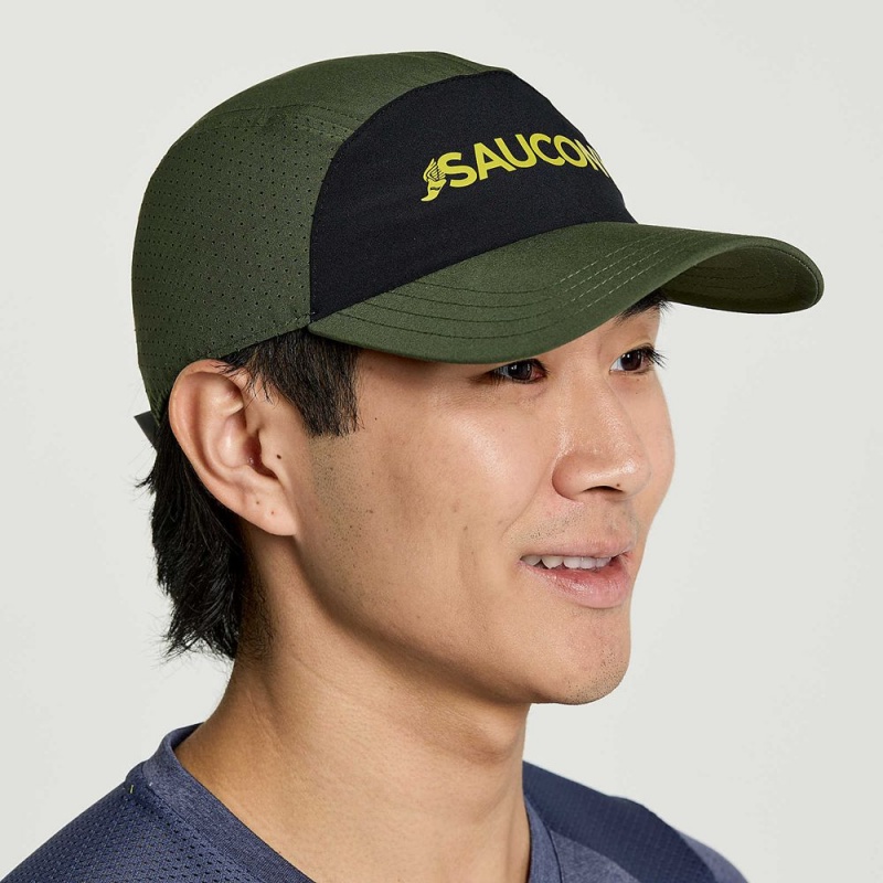 Saucony Outpace Hat Climbing Ivy Colombia | 0641-MYFDL