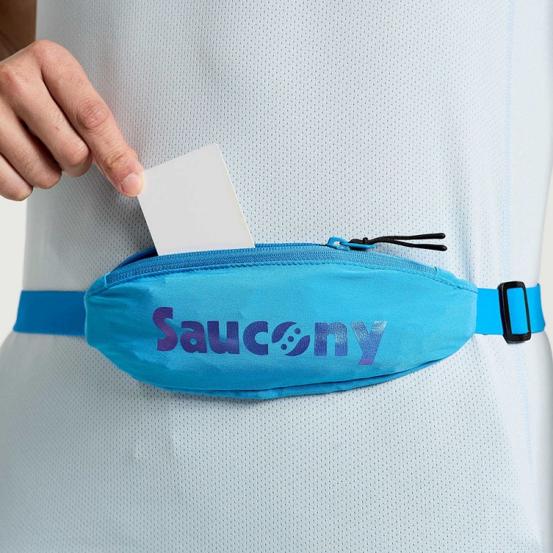 Saucony Outpace Run Belt Azur Colombia | 8305-YXNBO