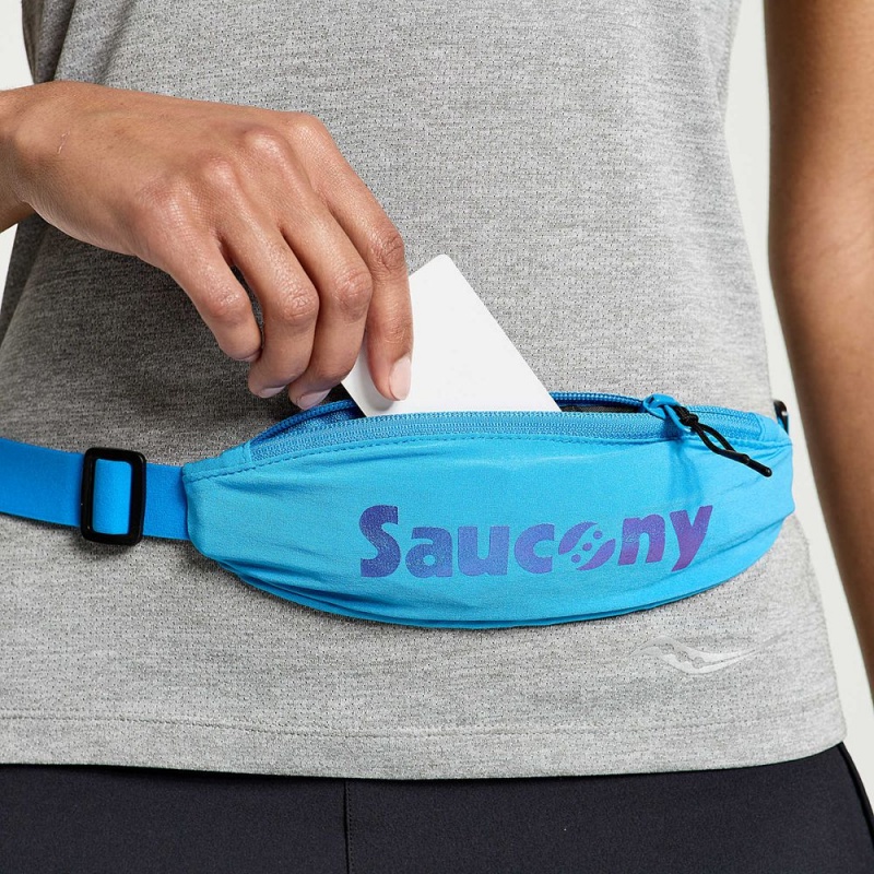 Saucony Outpace Run Belt Azur Colombia | 8305-YXNBO