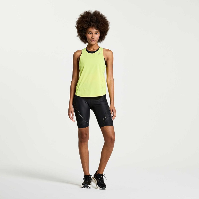 Saucony Pinnacle Tank Citron Colombia | 5290-GFQSV