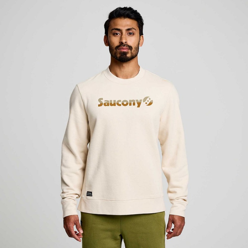 Saucony Recovery Crew Linen Graphic Colombia | 2165-TLCBY