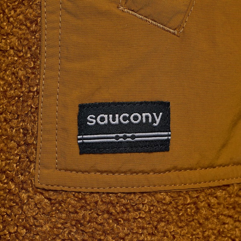 Saucony Recovery Sherpa Pullover Bronze Colombia | 6381-HTDSI