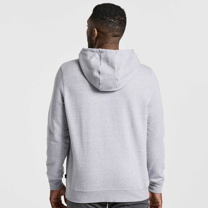 Saucony Rested Hoodie Gris Claro Colombia | 2698-BTILY