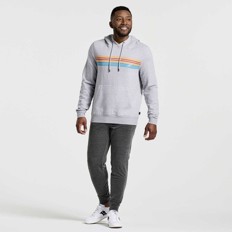 Saucony Rested Hoodie Gris Claro Colombia | 2698-BTILY