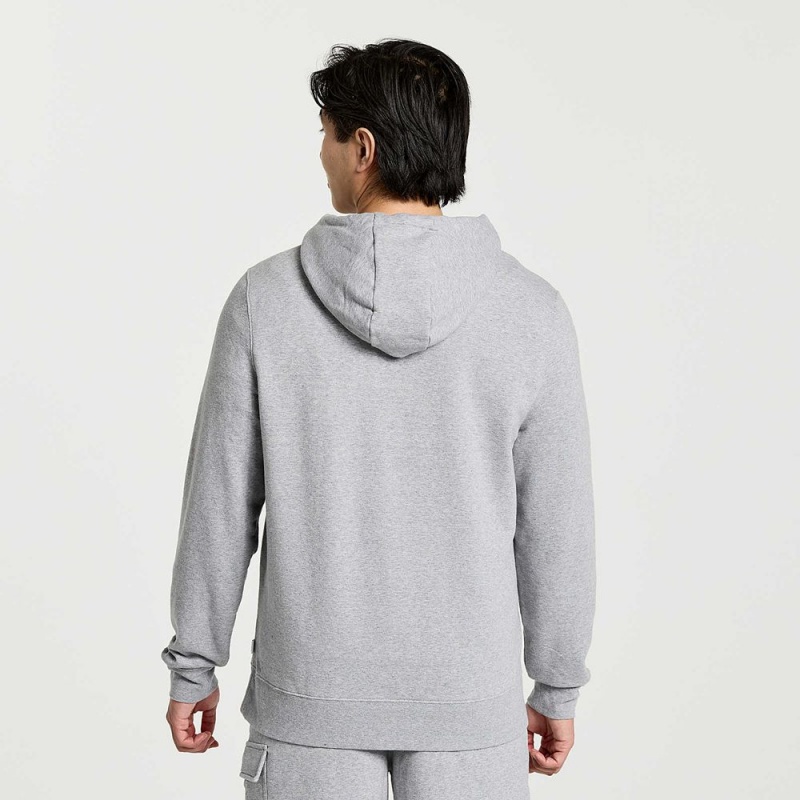 Saucony Rested Hoodie Gris Claro Colombia | 5793-OGWHN