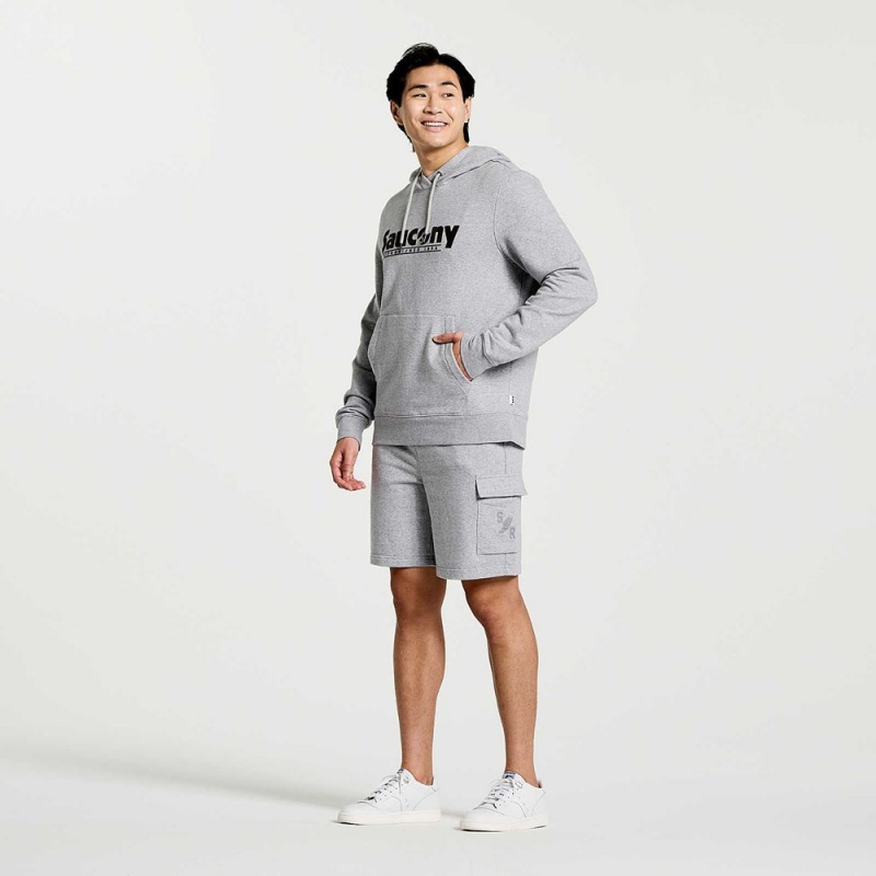 Saucony Rested Hoodie Gris Claro Colombia | 5793-OGWHN