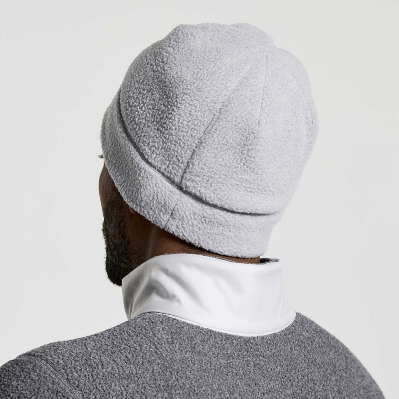 Saucony Rested Sherpa Beanie Gris Claro Colombia | 8746-DPRAI