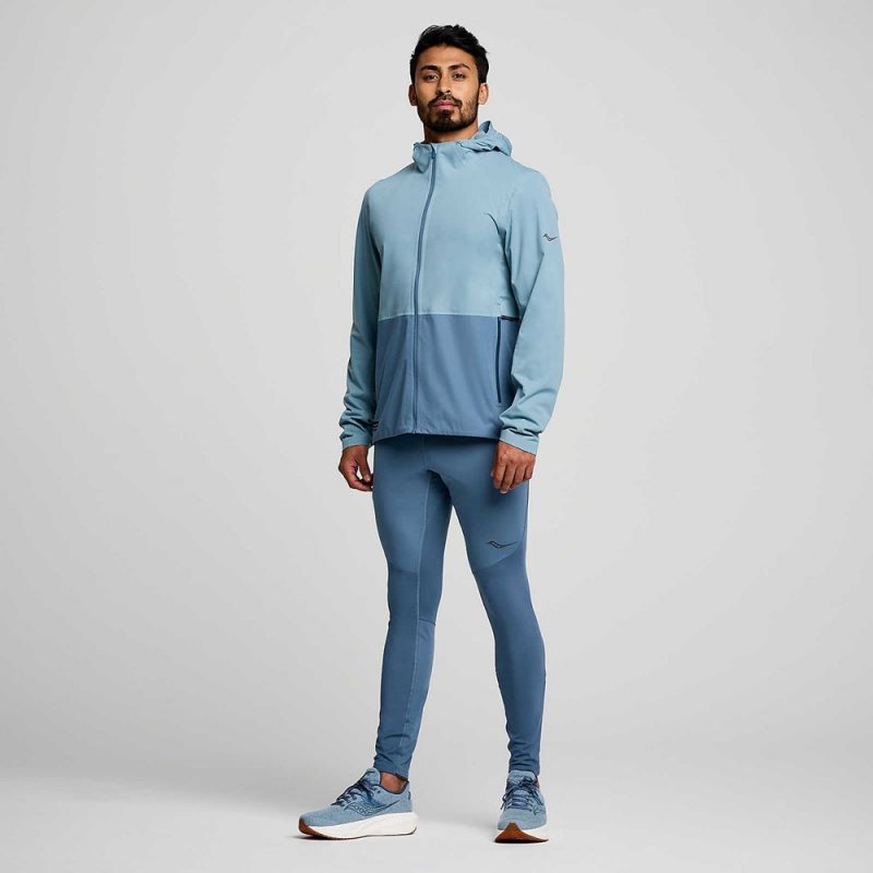 Saucony Runshield Jacket Smog Colombia | 5846-YRFAU