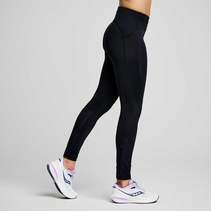 Saucony Runshield Tight Negras Colombia | 1893-TKJQH