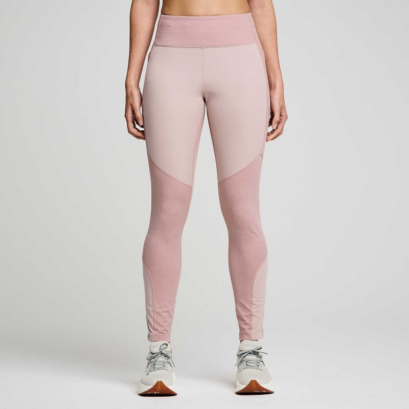 Saucony Runshield Tight Smoke Heather Colombia | 3580-DASPL