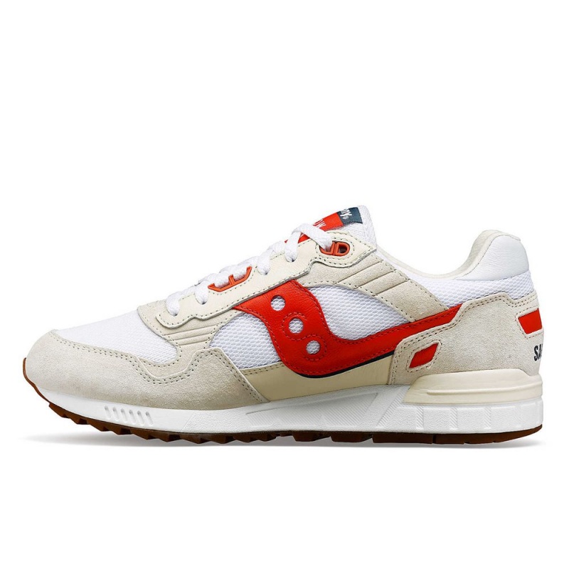 Saucony Shadow 5000 Premium Ivy Prep Blancas Rojas Colombia | 5237-SWTRD