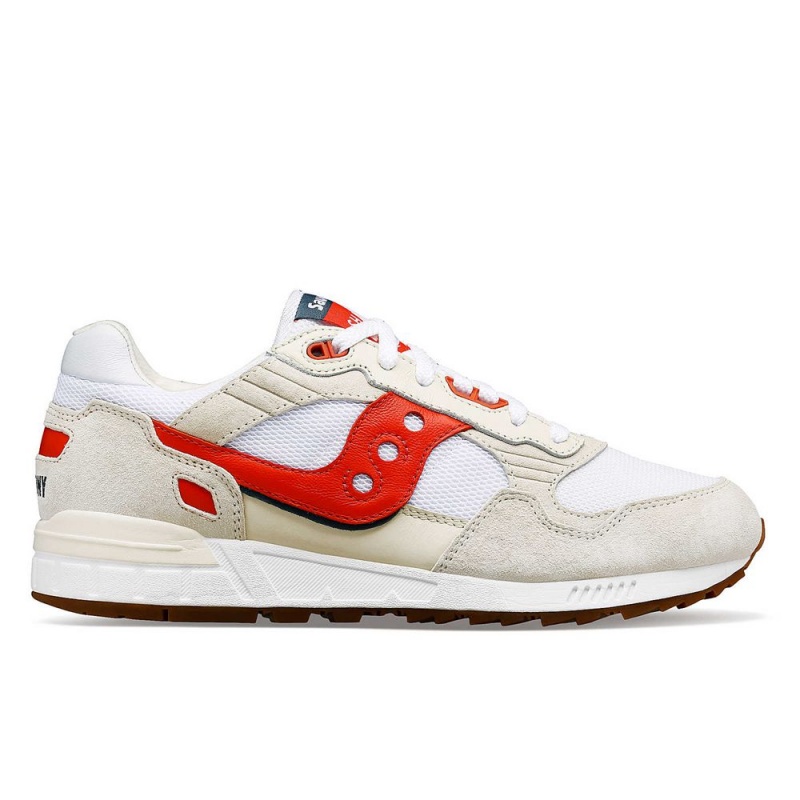 Saucony Shadow 5000 Premium Ivy Prep Blancas Rojas Colombia | 5237-SWTRD