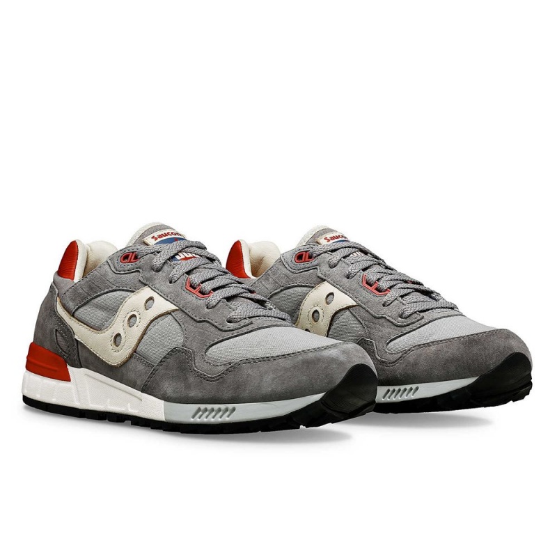 Saucony Shadow 5000 Stonewash Gris Rojas Colombia | 7936-KHTWE