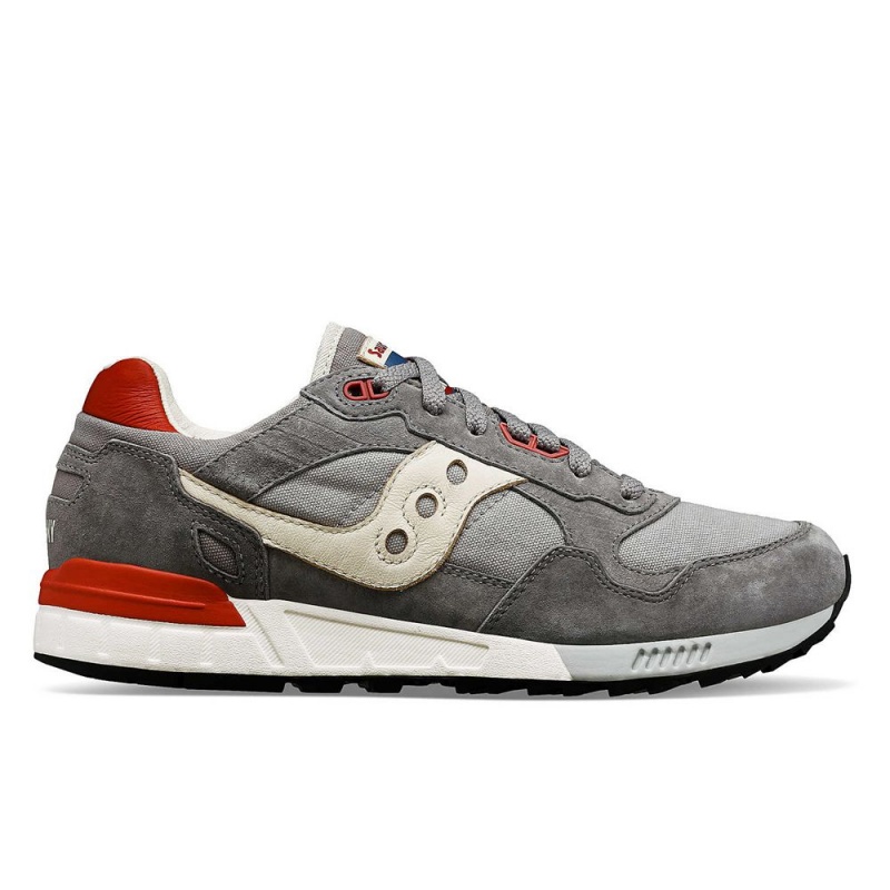 Saucony Shadow 5000 Stonewash Gris Rojas Colombia | 7936-KHTWE