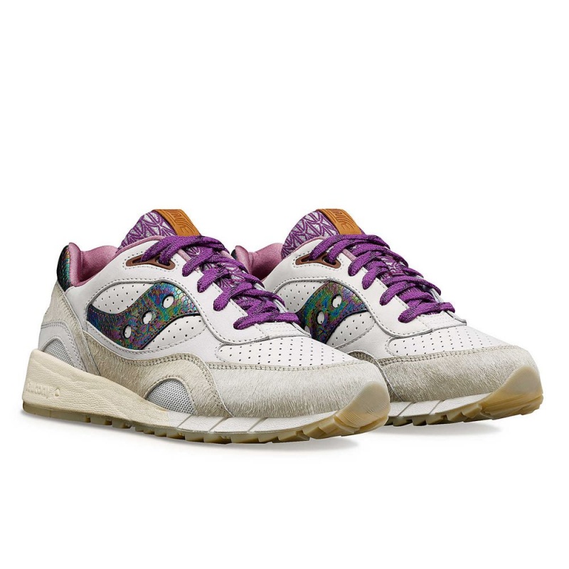 Saucony Shadow 6000 Phoenix Creme Colombia | 6247-YRSQE