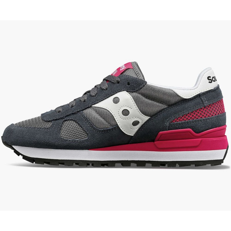 Saucony Shadow Original Gris Oscuro Rojas Colombia | 3285-BDGCS