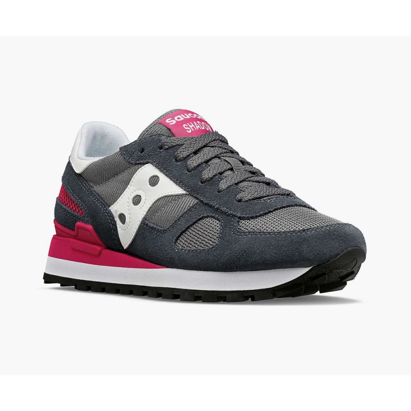 Saucony Shadow Original Gris Oscuro Rojas Colombia | 3285-BDGCS