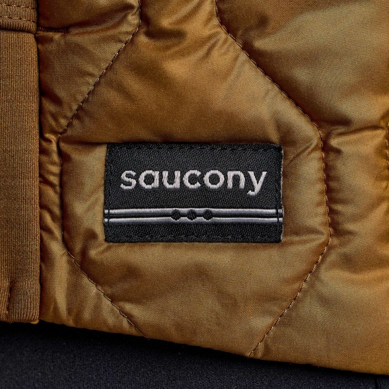 Saucony Solstice Oysterpuff Jacket Bronze Colombia | 9548-WEKSL