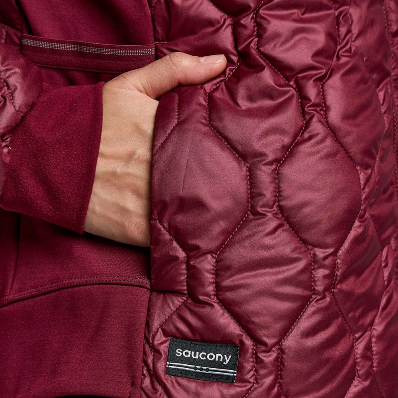 Saucony Solstice Oysterpuff Jacket Sundown Colombia | 4391-IKFGJ