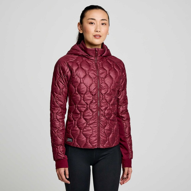 Saucony Solstice Oysterpuff Jacket Sundown Colombia | 4391-IKFGJ