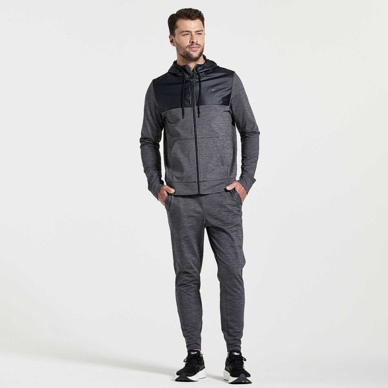 Saucony Solstice Zip Hoody Negras Colombia | 7986-VEYCH