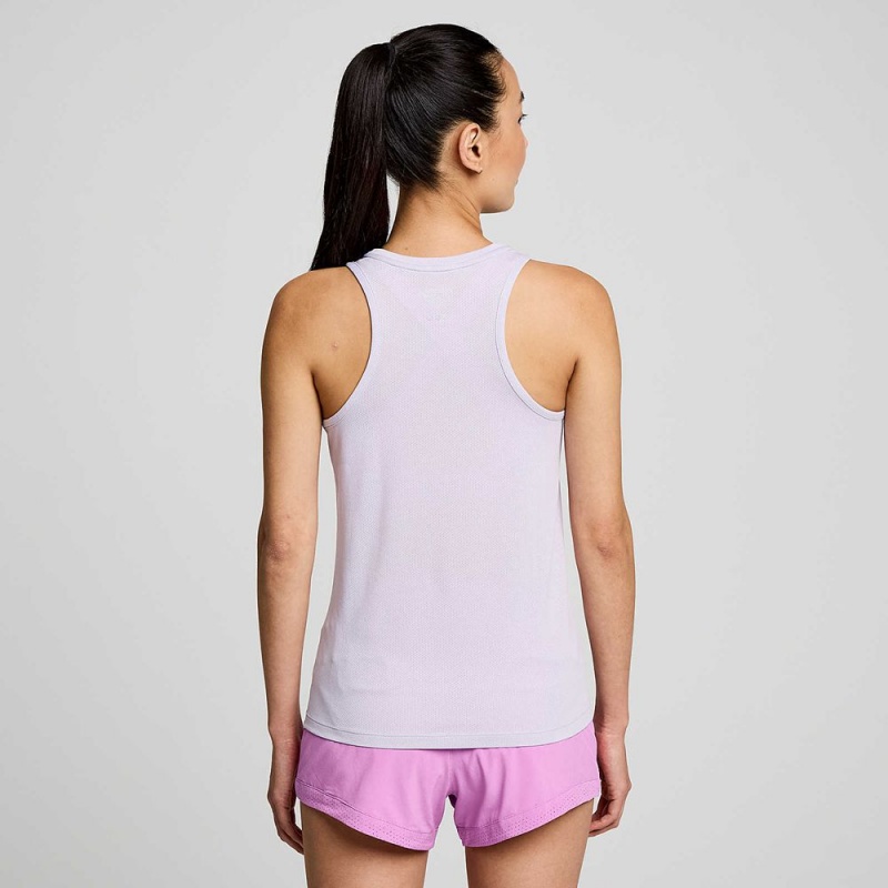 Saucony Stopwatch Singlet Mauve Colombia | 2749-DVIOY