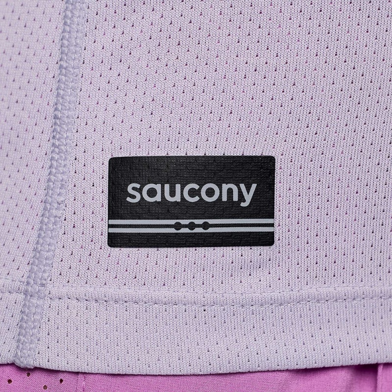 Saucony Stopwatch Singlet Mauve Colombia | 2749-DVIOY