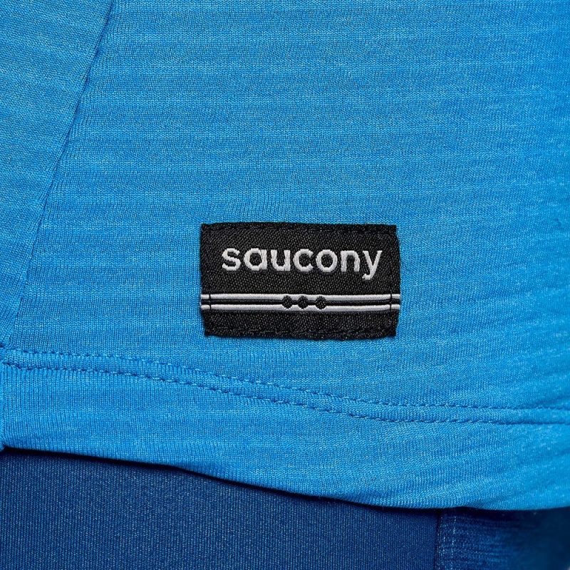 Saucony Triumph 3d Crew Bluelight Heather Colombia | 4183-VSKGW